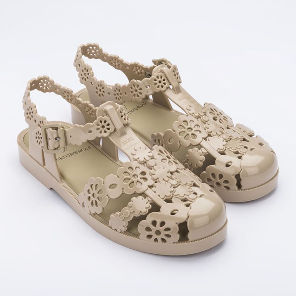 melissa x viktor & rolf possession lace flats