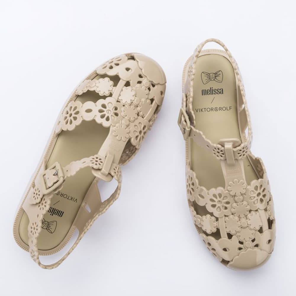 melissa x viktor & rolf possession lace flats