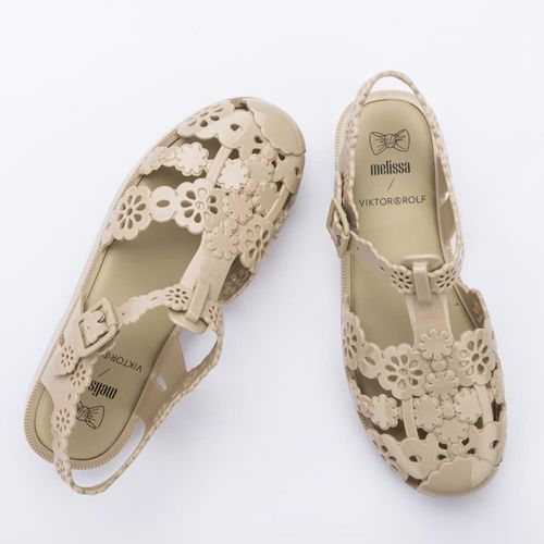 melissa x viktor & rolf possession lace flats