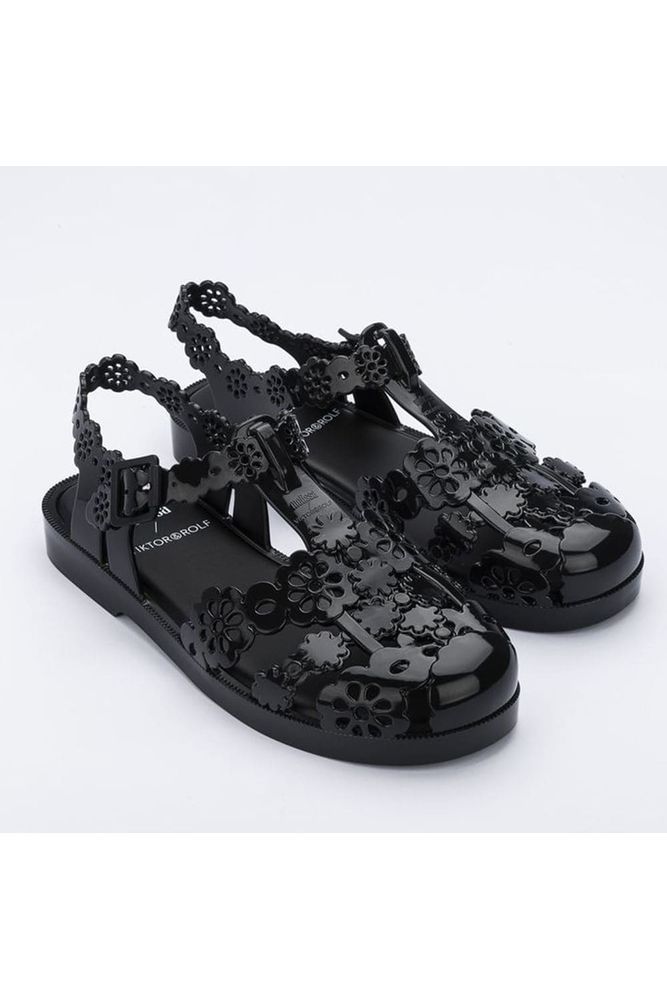 melissa x viktor & rolf possession lace flats