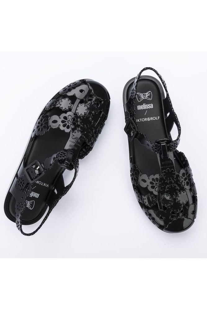 melissa x viktor & rolf possession lace flats