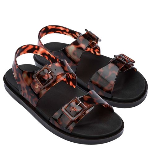 Melissa wide sandal preta Clearance