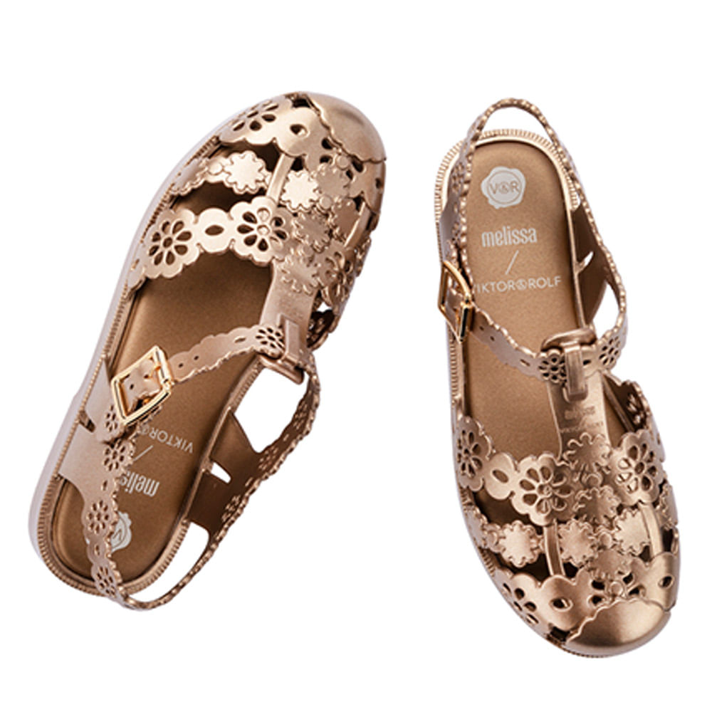 melissa x viktor & rolf possession lace flats