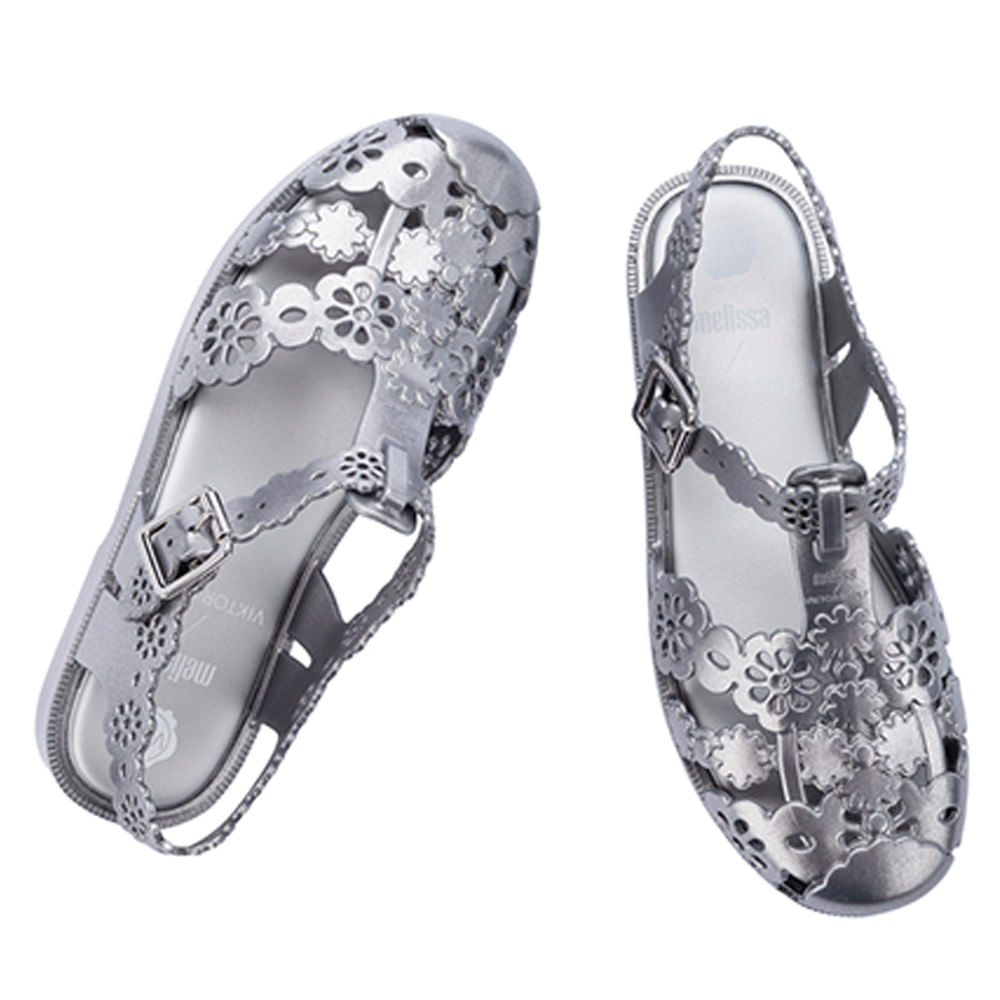 melissa x viktor & rolf possession lace flats