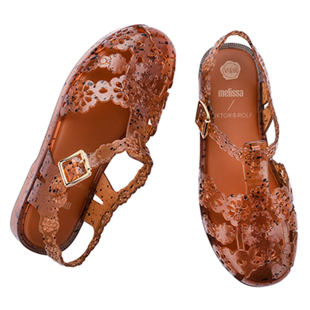 melissa x viktor & rolf possession lace flats